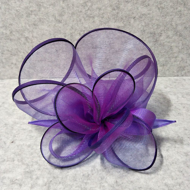Women's Vintage Flower Mesh Kentucky Derby Royal Ascot Fascinators With Clip
