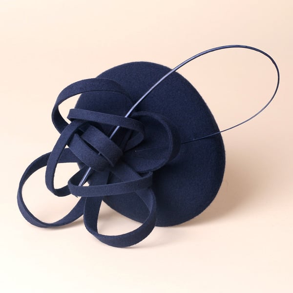 Women's Wool With Faux Feather Kentucky Derby Pillbox Hats Fascinators With Headband