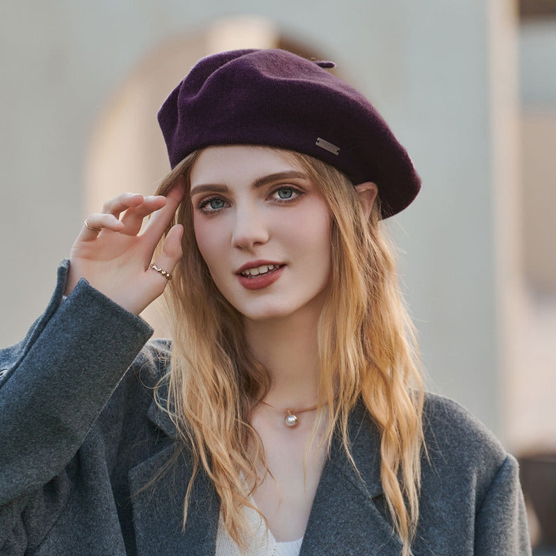 Women's Simple Winter Wool Casual Beret Hats - 416638