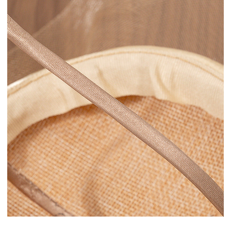 Women Oversized Faux Feather Flower Polyester Wedding Kentucky Derby Fascinators With Headband