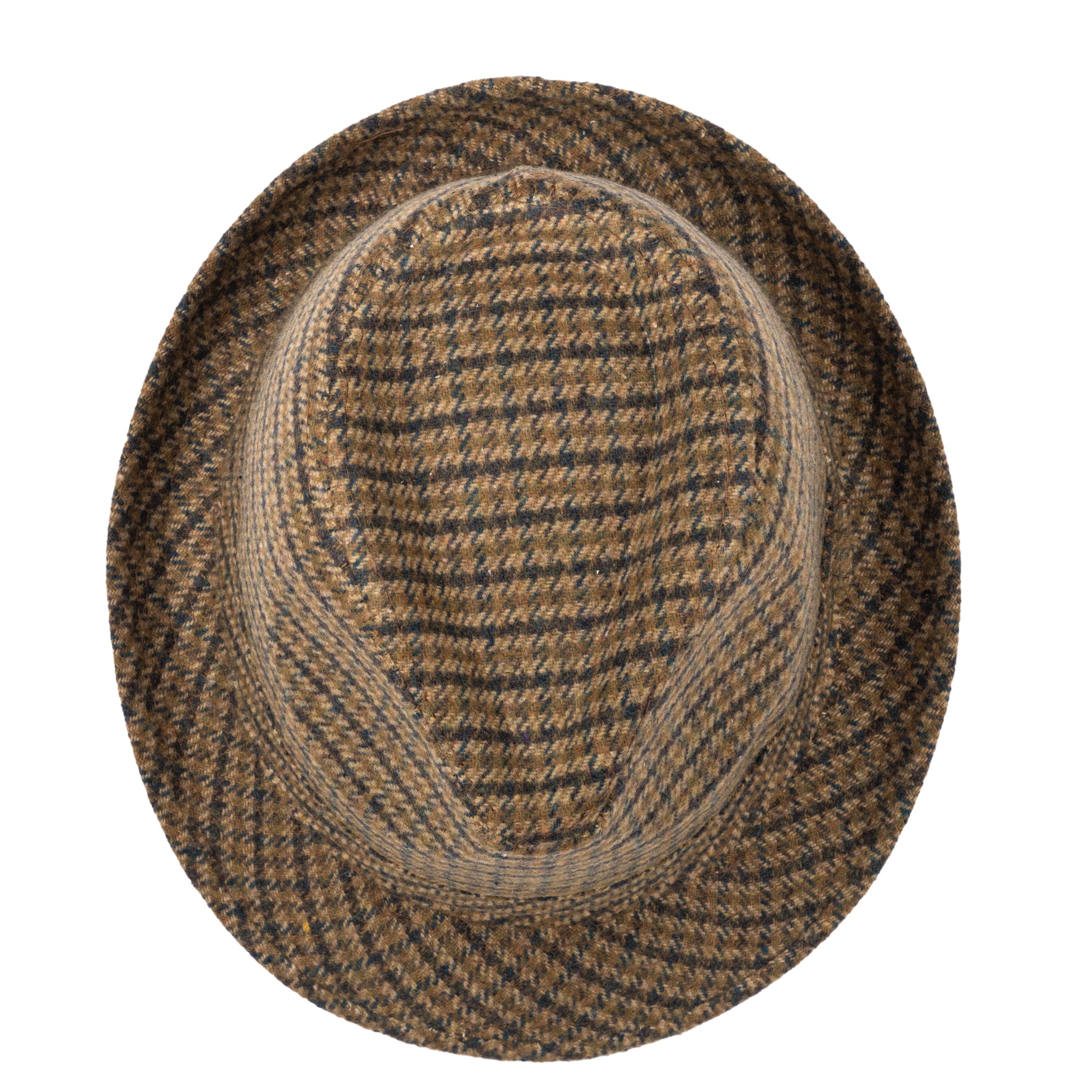 Men's Geometric Check Fedora
