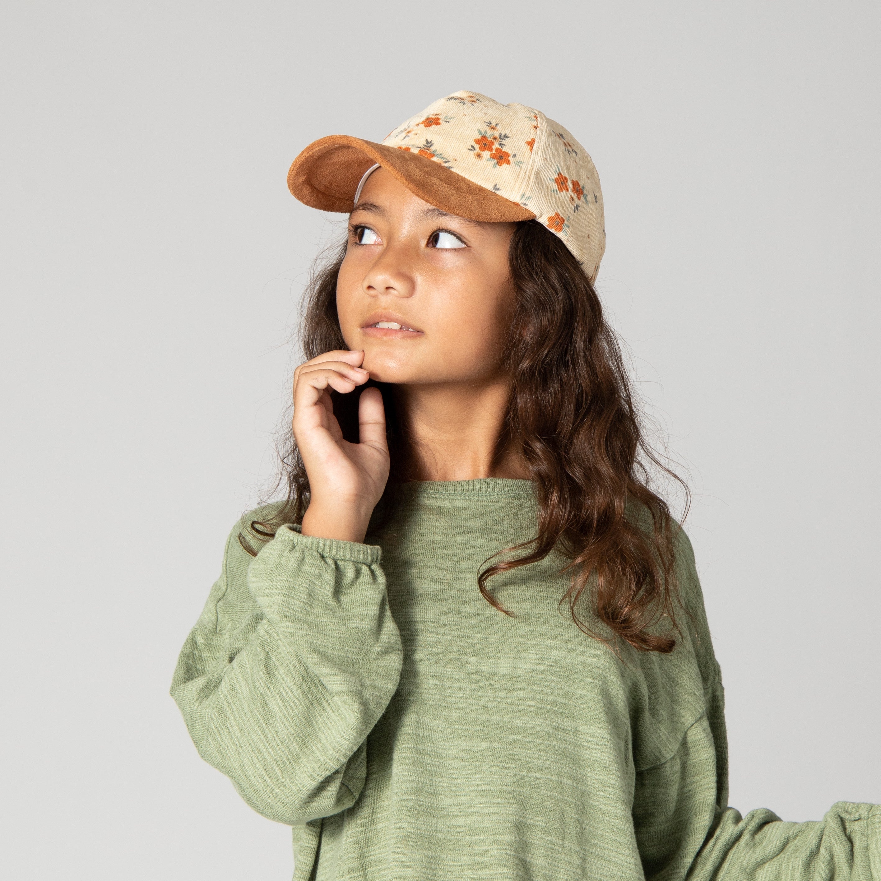 Kids Floral Cap