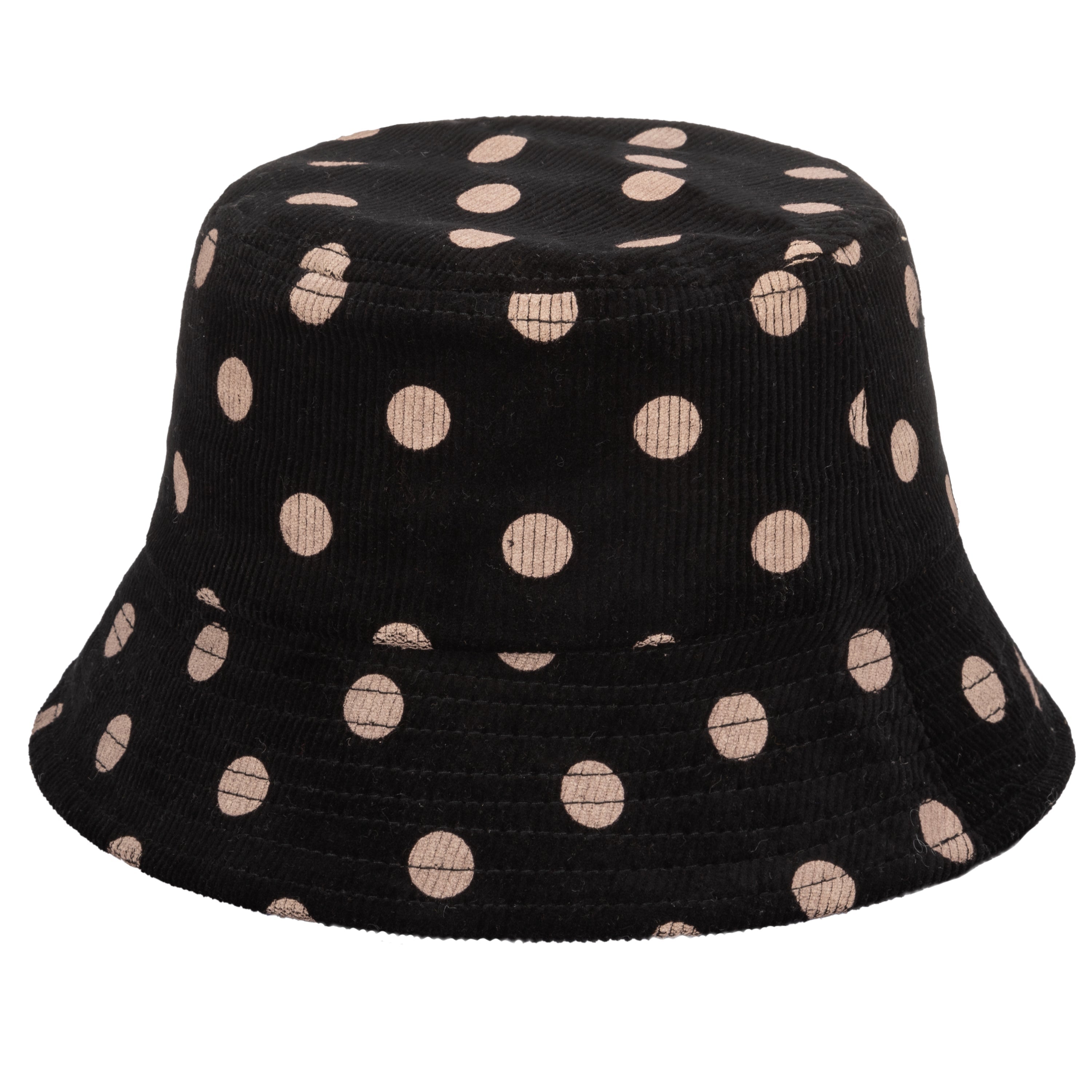 Children's polka dot bucket hat