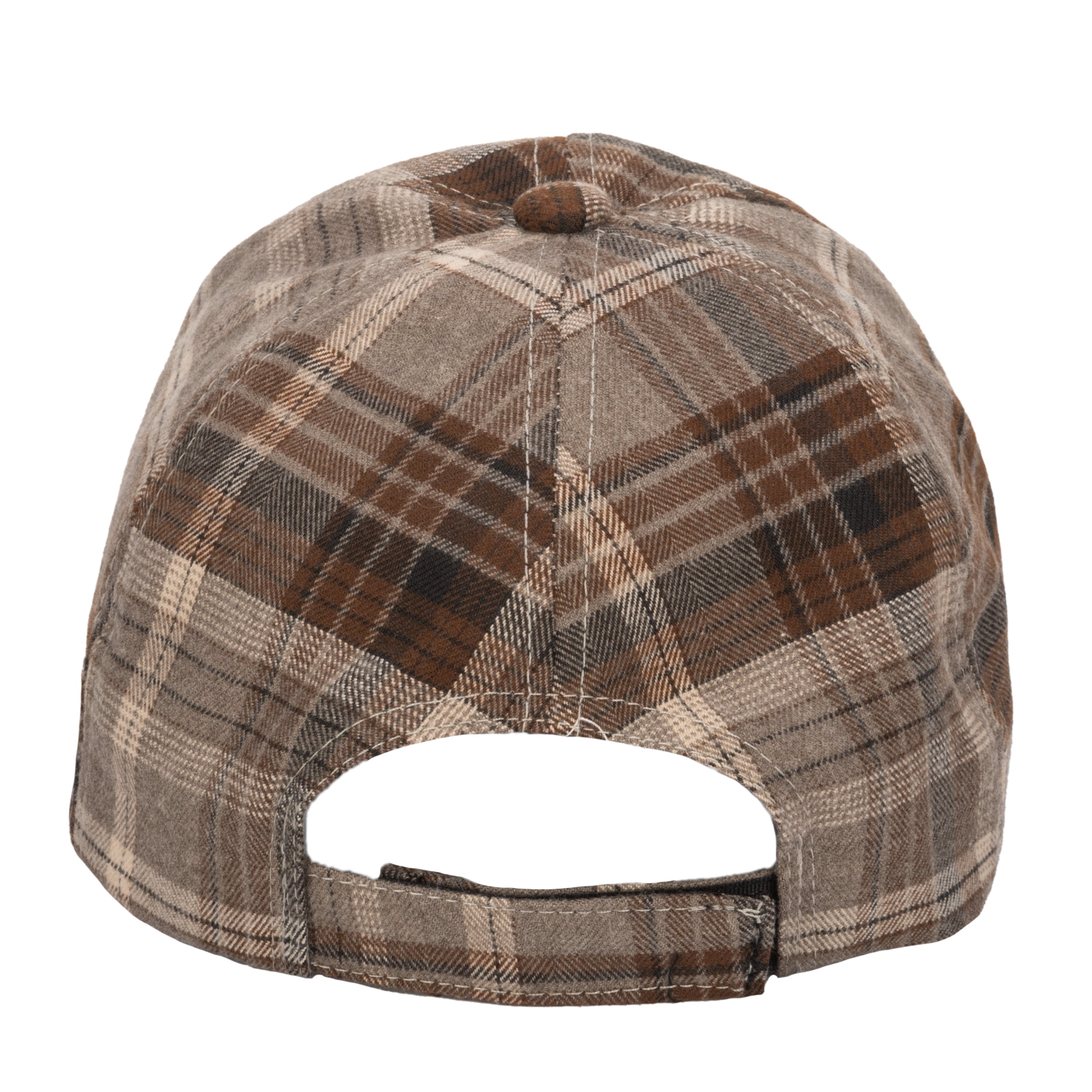 Children's Plaid Adjustable Cap