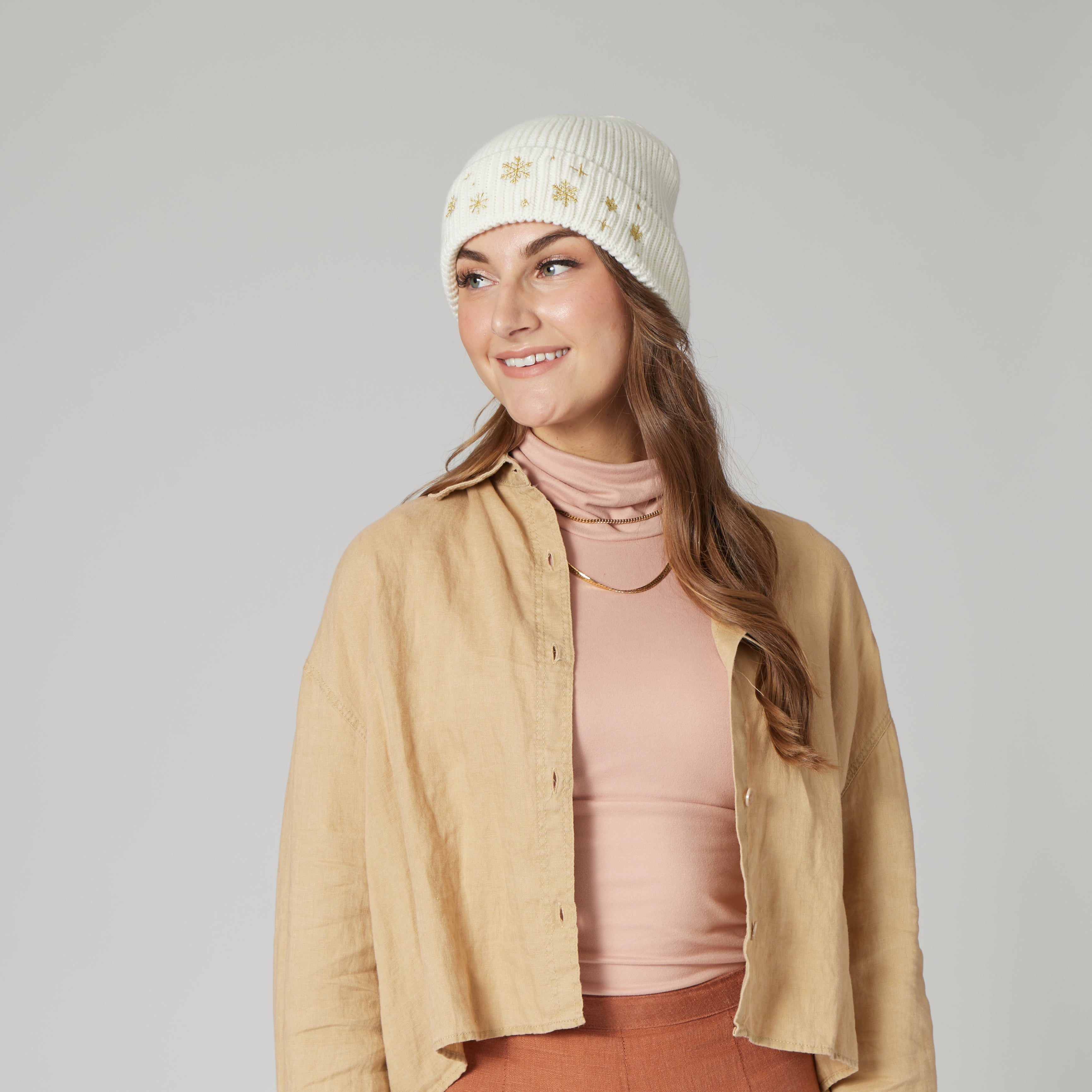 Embroidered Slouchy Hat