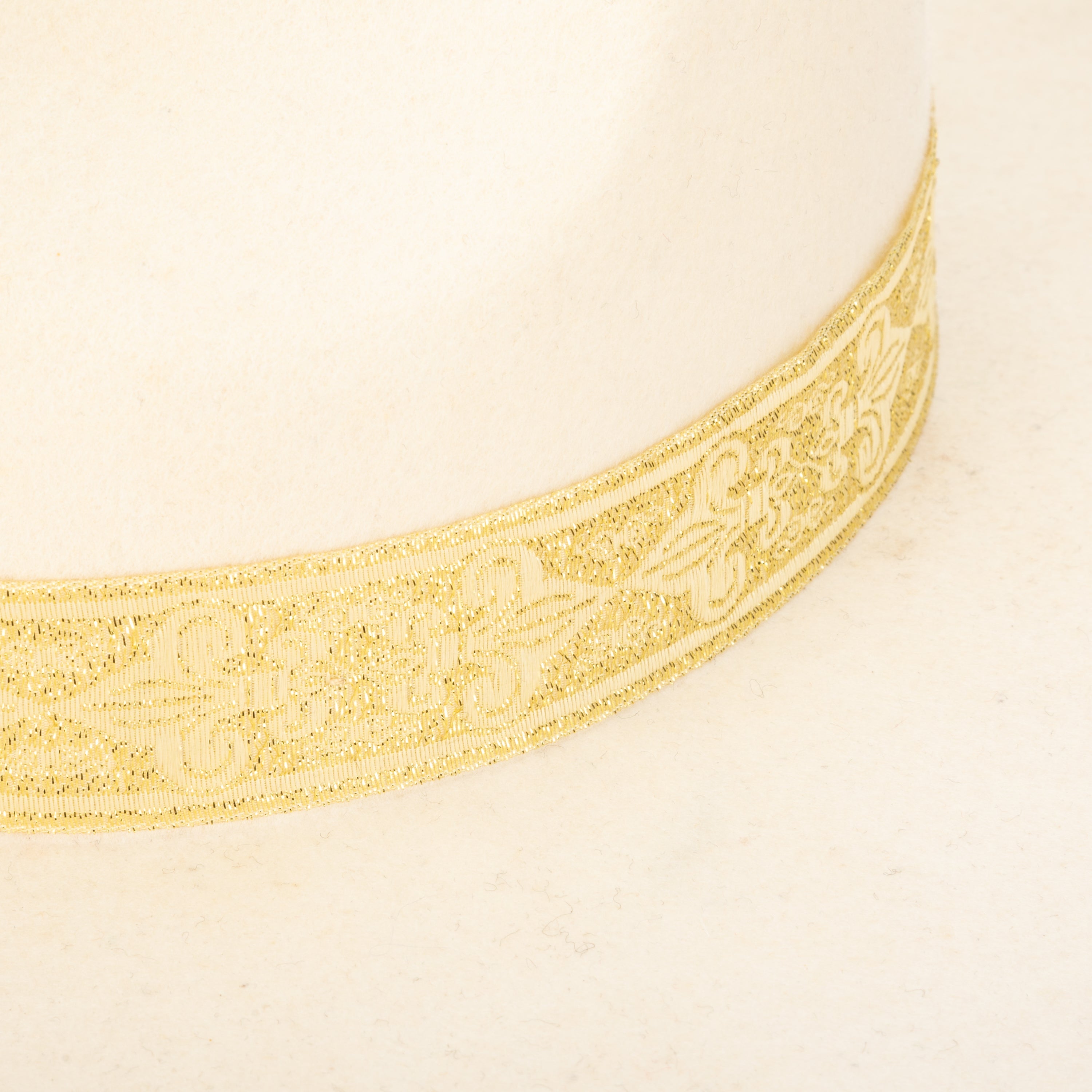 Ornate banded fedora