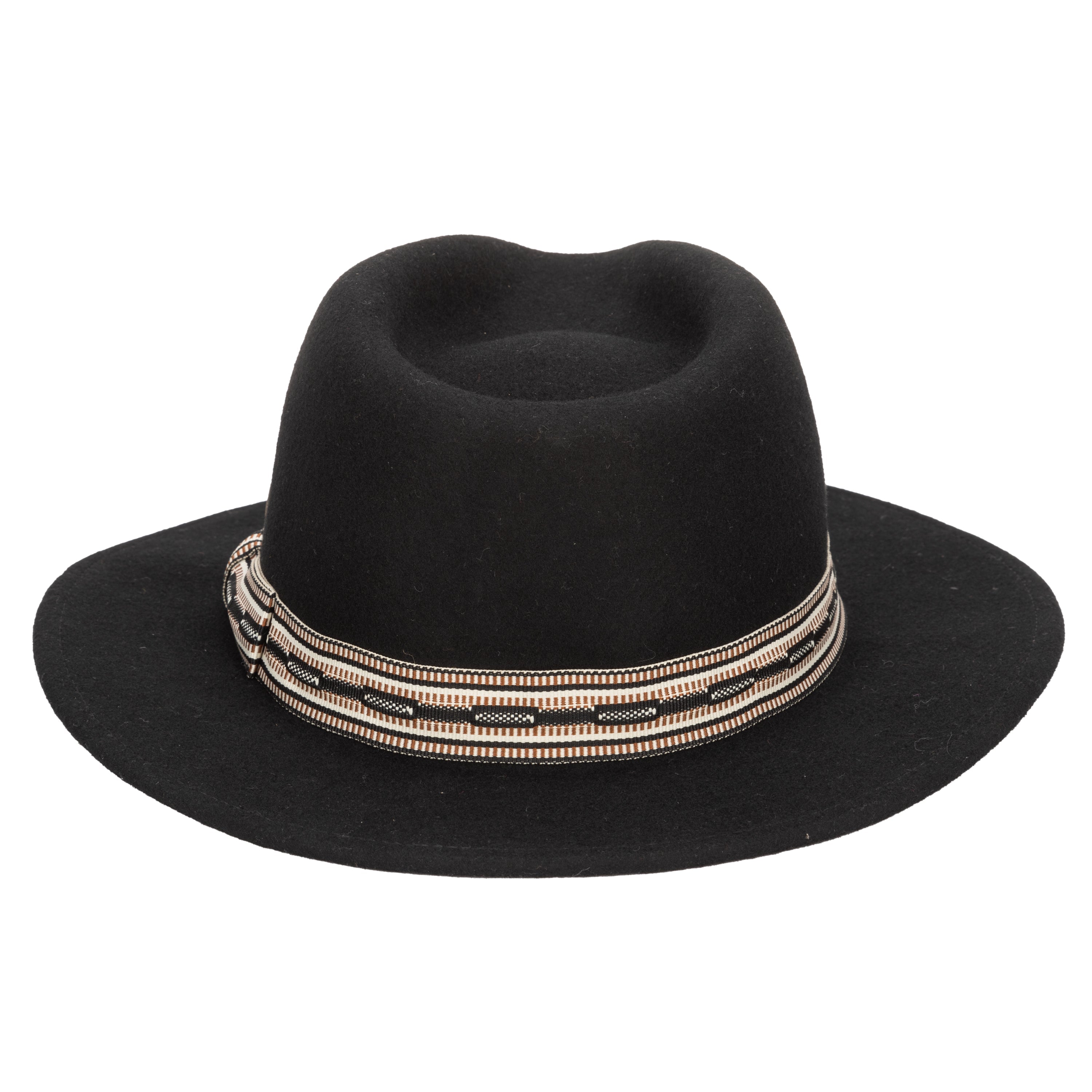 Patterned band fedora