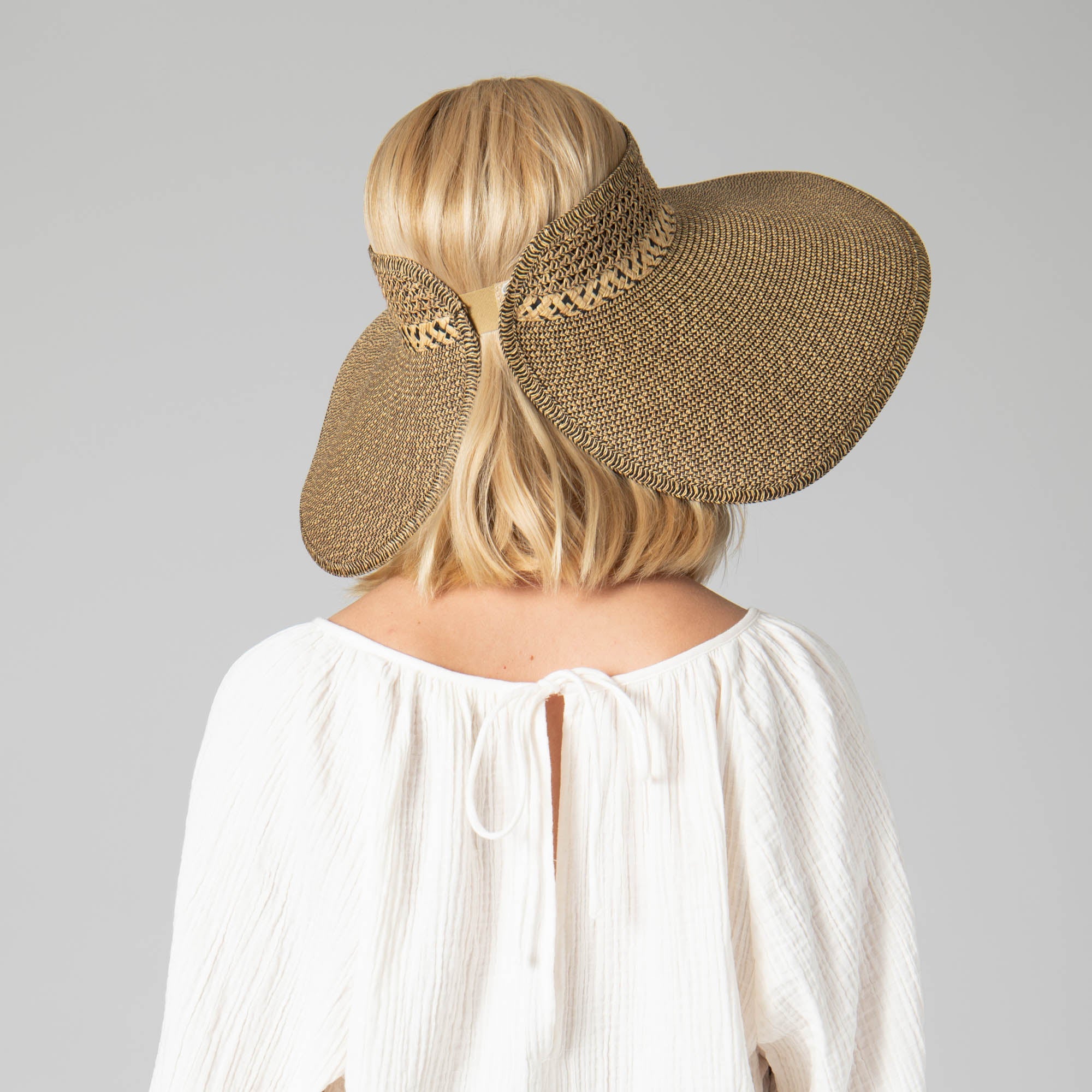 Dual-brim sun hat