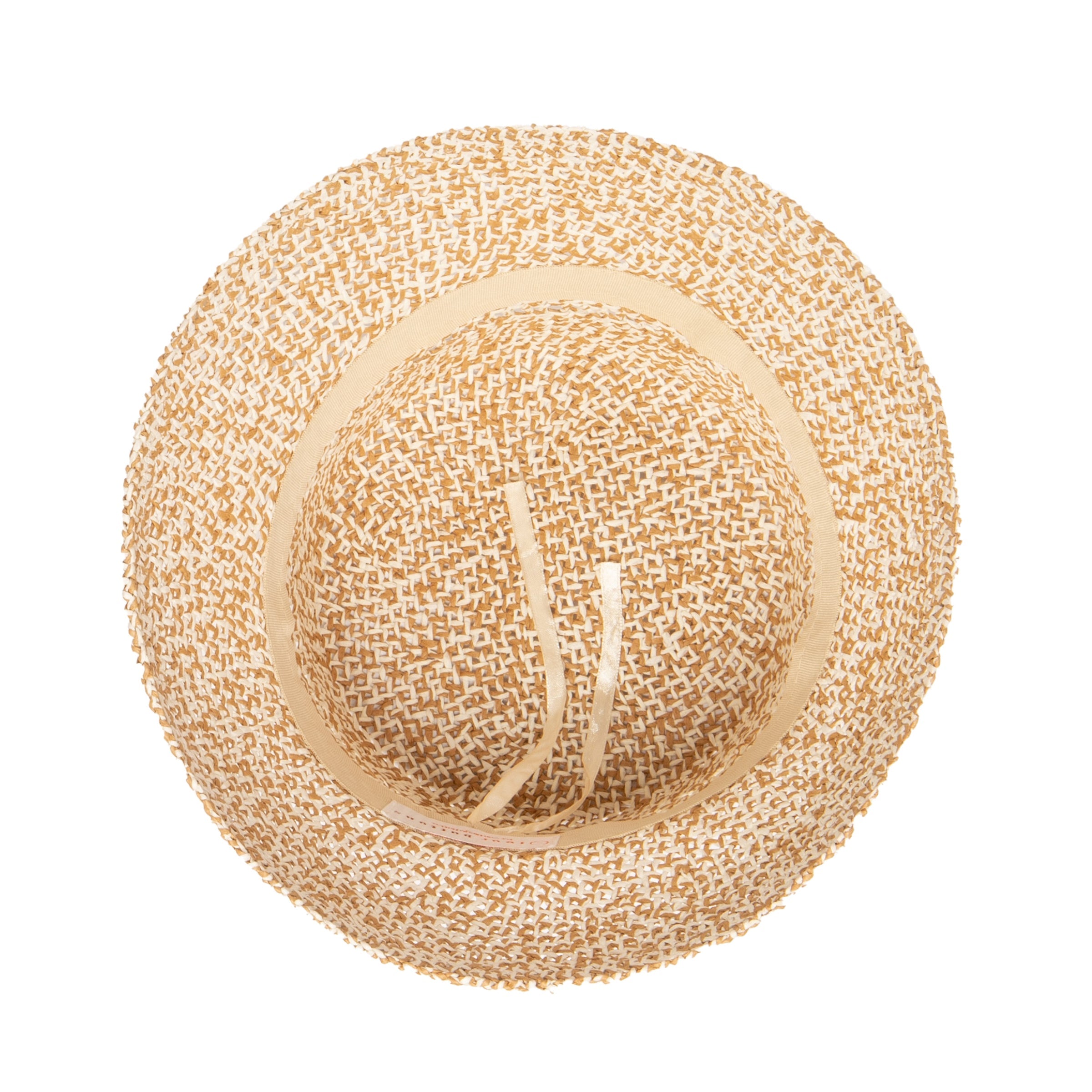 Openwork banded bucket cap