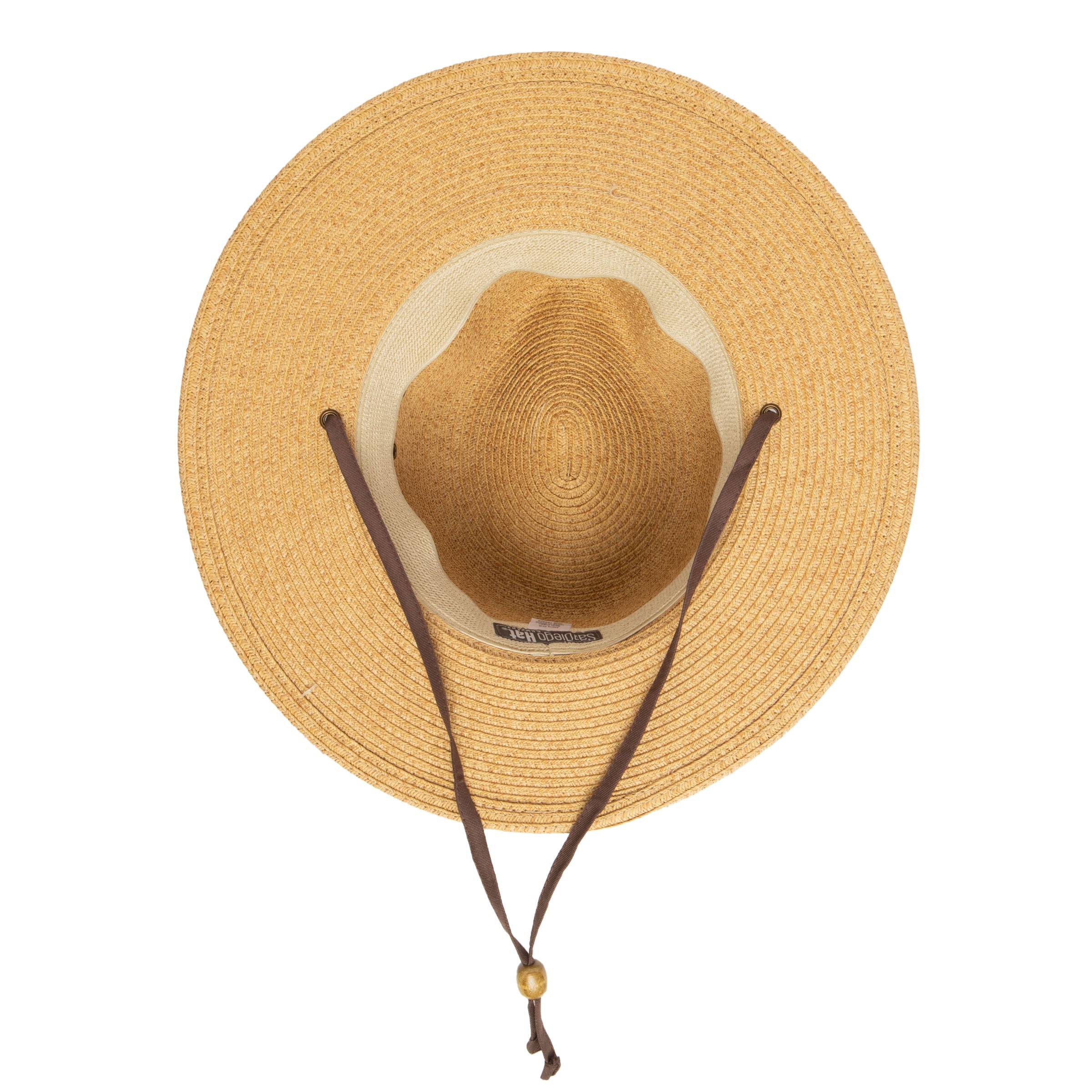 Ventilated wide-brim hat